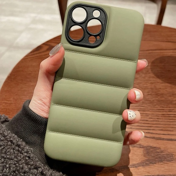 Green Puffer IPhone Case - Picture 4 of 5